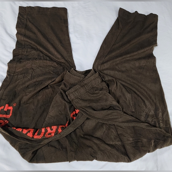 Browning Brown Sweatpants with Orange Accents - Picture 3 of 3